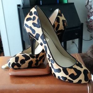 INC Leopard Pumps